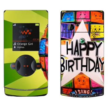   «  Happy birthday»   Sony Ericsson W980