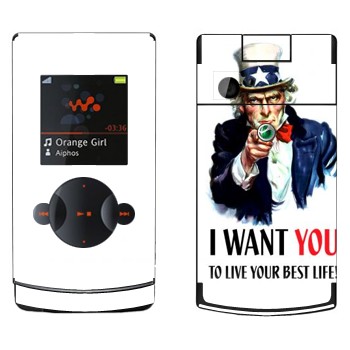   « : I want you!»   Sony Ericsson W980