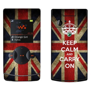   «Keep calm and carry on»   Sony Ericsson W980