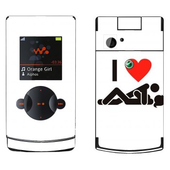   « I love sex»   Sony Ericsson W980