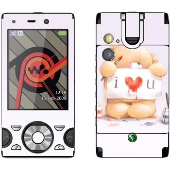   «  - I love You»   Sony Ericsson W995