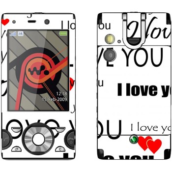   «I Love You -   »   Sony Ericsson W995