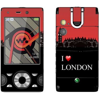   «I love London»   Sony Ericsson W995