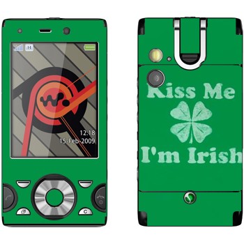   «Kiss me - I'm Irish»   Sony Ericsson W995