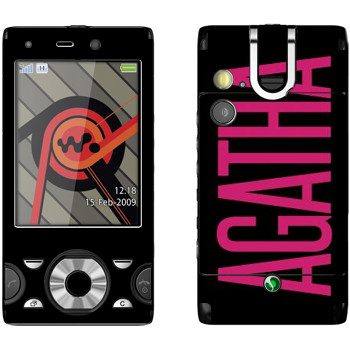   «Agatha»   Sony Ericsson W995