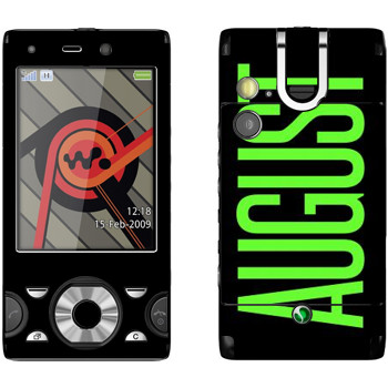   «August»   Sony Ericsson W995