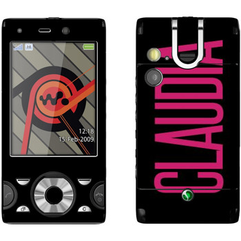   «Claudia»   Sony Ericsson W995