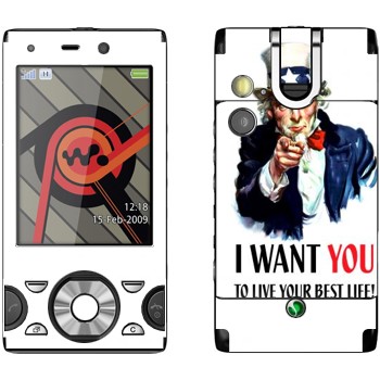   « : I want you!»   Sony Ericsson W995