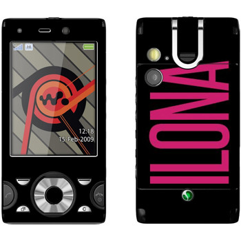   «Ilona»   Sony Ericsson W995