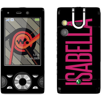   «Isabella»   Sony Ericsson W995