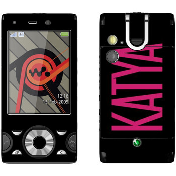   «Katya»   Sony Ericsson W995