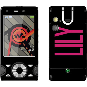   «Lily»   Sony Ericsson W995