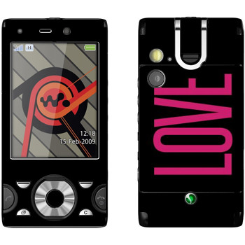   «Love»   Sony Ericsson W995