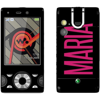   «Maria»   Sony Ericsson W995