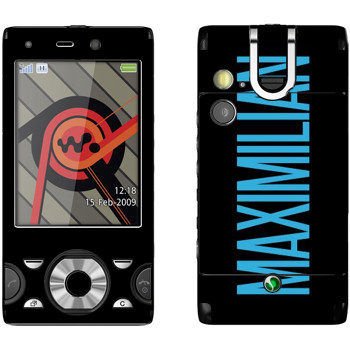   «Maximilian»   Sony Ericsson W995