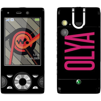   «Olya»   Sony Ericsson W995