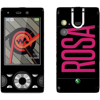   «Rosa»   Sony Ericsson W995