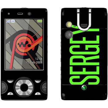   «Sergey»   Sony Ericsson W995