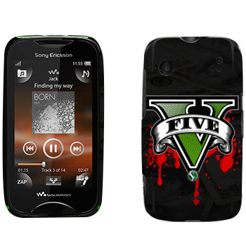   «GTA 5 - logo blood»   Sony Ericsson WT13i Mix Walkman