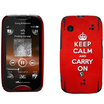   «Keep calm and carry on - »   Sony Ericsson WT13i Mix Walkman