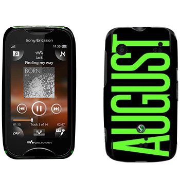   «August»   Sony Ericsson WT13i Mix Walkman