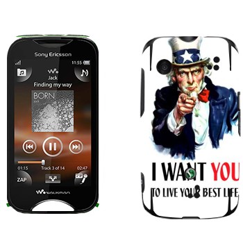   « : I want you!»   Sony Ericsson WT13i Mix Walkman