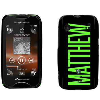   «Matthew»   Sony Ericsson WT13i Mix Walkman