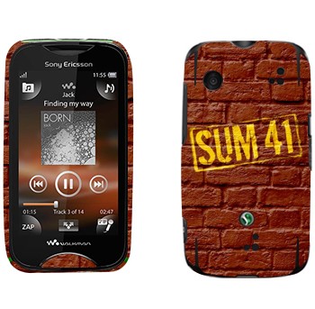   «- Sum 41»   Sony Ericsson WT13i Mix Walkman