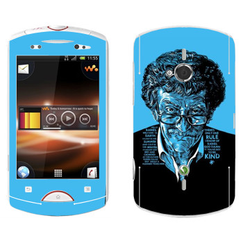   «Kurt Vonnegut : Got to be kind»   Sony Ericsson WT19i Live With Walkman