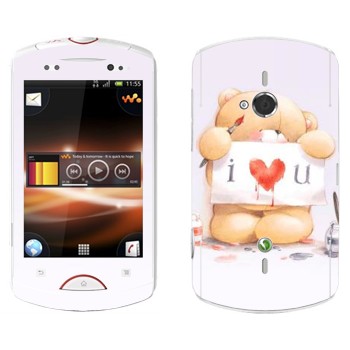   «  - I love You»   Sony Ericsson WT19i Live With Walkman