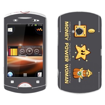   «Super Mario : Money, power, woman»   Sony Ericsson WT19i Live With Walkman