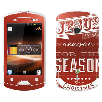   «Jesus is the reason for the season»   Sony Ericsson WT19i Live With Walkman