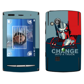   « : Change into a truck»   Sony Ericsson X10 Xperia Mini Pro