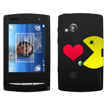   «I love Pacman»   Sony Ericsson X10 Xperia Mini Pro