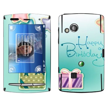   «Happy birthday»   Sony Ericsson X10 Xperia Mini Pro