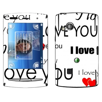   «I Love You -   »   Sony Ericsson X10 Xperia Mini Pro