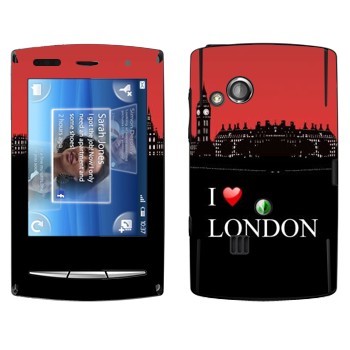   «I love London»   Sony Ericsson X10 Xperia Mini Pro