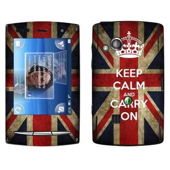   «Keep calm and carry on»   Sony Ericsson X10 Xperia Mini Pro