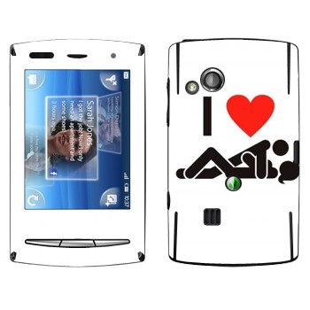   « I love sex»   Sony Ericsson X10 Xperia Mini Pro