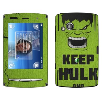   «Keep Hulk and»   Sony Ericsson X10 Xperia Mini Pro