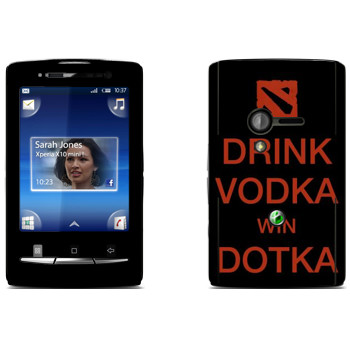   «Drink Vodka With Dotka»   Sony Ericsson X10 Xperia Mini