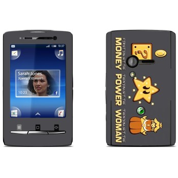   «Super Mario : Money, power, woman»   Sony Ericsson X10 Xperia Mini