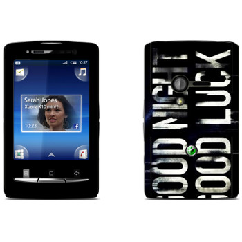   «Dying Light black logo»   Sony Ericsson X10 Xperia Mini