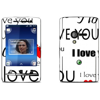   «I Love You -   »   Sony Ericsson X10 Xperia Mini