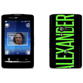   «Alexander»   Sony Ericsson X10 Xperia Mini