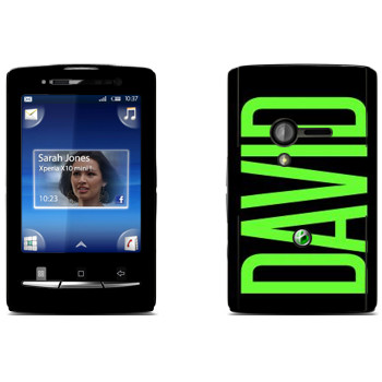   «David»   Sony Ericsson X10 Xperia Mini