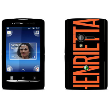   «Henrietta»   Sony Ericsson X10 Xperia Mini