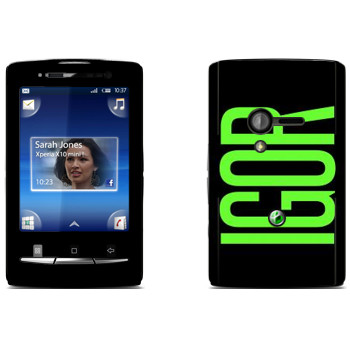   «Igor»   Sony Ericsson X10 Xperia Mini