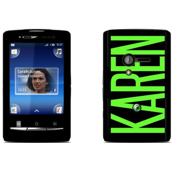   «Karen»   Sony Ericsson X10 Xperia Mini