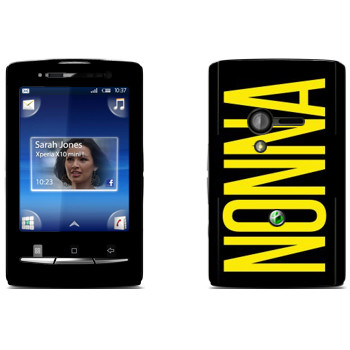   «Nonna»   Sony Ericsson X10 Xperia Mini